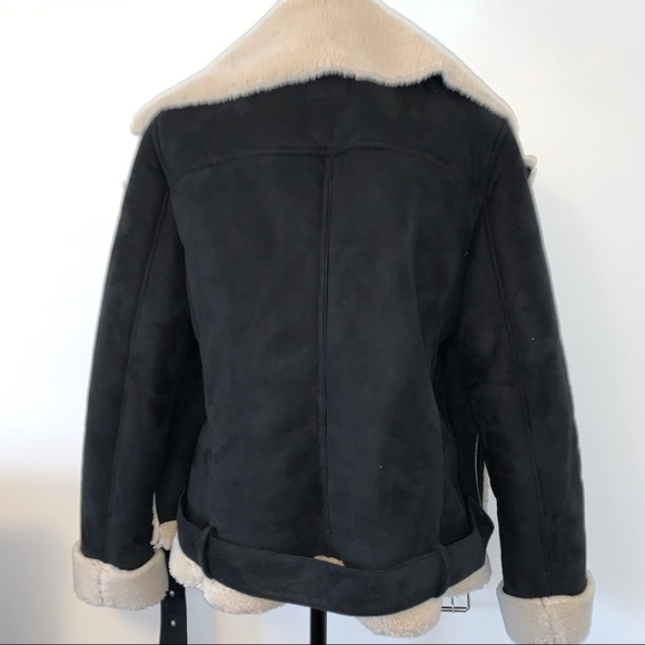 🚨FINAL DROP🚨LIKE NEW!!! Sherpa Aviator Jacket - Picture 6 of 10